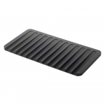 Must silikoon n&otilde;udekuivatusrest 38x20 cm Flow &ndash; YAMAZAKI