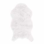 Valge kunstkarusnahk lambanahk, 80 x 150 cm - Tiseco Home Studio