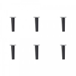 Mustast p&ouml;&ouml;gipuust jalad 6 tk komplektis Mistral - Hammel Furniture