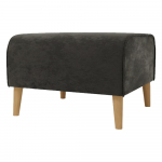 Tumehall sametist jalatugi Carole - Ropez