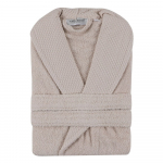 Beež puuvillane hommikumantel suurus XL Cappa - Foutastic