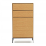 Tammedekooriga k&otilde;rge kapp 60x114 cm Vedrana - Kave Home