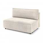 Kreem velvetist diivanimoodul, keskosa Nihad modular - Bobochic Paris