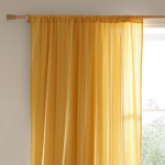 Kollane kardin 140x183 cm Zofia - Pineapple Elephant