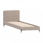 Helepruuni v&auml;rvi &uuml;heinimesevoodi voodip&otilde;hjaga 90x200 cm Barker - Ropez