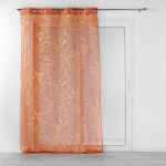 Oranž voile kardin 140x280 cm Belflor - douceur d'int&eacute;rieur