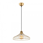 Kuldne rippvalgusti metallist varjuga &oslash; 36 cm Depay - Opviq lights