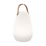 Valge-pruun LED lauavalgusti (k&otilde;rgus 26 cm) Ruby - Fischer & Honsel