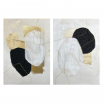 K&auml;sitsi maalitud elementidega maalid 2 tk komplektis 50x70 cm Crystal - Styler