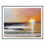 Maal 40x50 cm Sunset on the Beach
