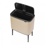 Kuldne puutetundlik terasest pr&uuml;gikast 36 l Bo Touch Bin - Brabantia