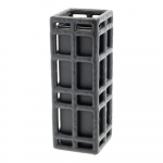 Must k&auml;sitsi valmistatud pol&uuml;resiinist vaas (k&otilde;rgus 30 cm) Lyst - Villa Collection