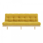 Kollane velvetist diivan 200 cm Lean - Karup Design