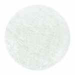 Valge &uuml;mmargune vaip &oslash; 200 cm Fluffy - Ayyildiz Carpets