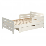 M&auml;nnipuidust pikendatav lastevoodi koos madratsi, voodip&otilde;hja ja panipaigaga Jumper - Vipack