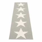 Helehall sise/v&auml;lisvaip 70x250 cm Viggo Warm Grey &ndash; Pappelina