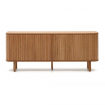 Saarepuidu spoonist l&uuml;kandustega kummut 180x75,5x40 cm Mailen - Kave Home