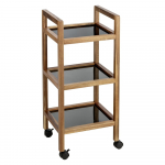 Must akaatsiapuust vannitoariiul 35x76,5 cm Fondi - Wenko