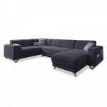 Must panipaigaga nurgadiivanvoodi (vasak nurk/"U" kujuline) Classy Sophie &ndash; Miuform