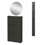 Antratsiitne esikukomplekt 101x200x22 cm Ameca - Germania