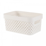 Beež plastmassist hoiukarp 26x17,5x12 cm Pure - Curver