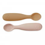 L&otilde;hev&auml;rvi/helekollased silikoonist beebilusikad 2 tk komplektis Coral Mix - Cam Cam Copenhagen