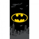 Must puuvillane laste r&auml;tik 70x140 cm Batman "The Emblem" - Jerry Fabrics