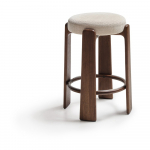 Beež saarepuidust baaritool (istme k&otilde;rgus 75 cm) Granite - Kave Home