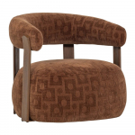 Pruun tugitool Foon - WOOOD