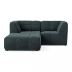 Sinine sametist nurgadiivan (vasak nurk) Aloha - Makamii