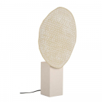 Beež metallist laualamp metallvarjuga (k&otilde;rgus 57 cm) Neev - Bizzotto