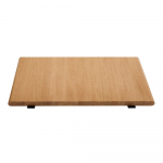 Tammepuust dekooriga s&ouml;&ouml;gilaua lisalaud 45x95 cm Flow - Unique Furniture