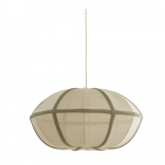 Kreemikas ripplamp kangast varjuga Mirelys - Light & Living