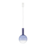 Sinisest klaasist h&auml;mardatav LED-rippvalgusti &oslash; 25 cm Nostos - Nova Luce