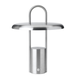 Plastikust LED-laualamp h&auml;mardatava valgusega h&otilde;bedases v&auml;rvitoonis (k&otilde;rgus 25 cm) Pier - Stelton