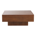 Tumepruun MDF-ist kohvilaud 90x90 cm Furuvik - Jotex