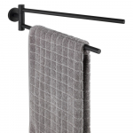 Mattmust seinale paigaldatav roostevabast terasest r&auml;tikuhoidja Bosio - Wenko