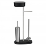 Roostevabast terasest tualettruumi riiuliga statiiv Rivazza - Wenko