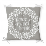 Toolialus Gray Sweet Home, 40 x 40 cm - Minimalist Cushion Covers