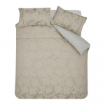 Helepruun žakaarkangast voodipesu &uuml;heinimesevoodile 135x200 cm Opulent Jacquard - Catherine Lansfield