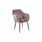 Roosa polsterdatud tugitool Emilia - Actona