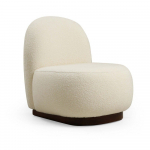 Valge tugitool, mis on valmistatud bukleekangast Tina - Artie