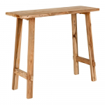 Tiikpuust konsoollaud 30x90 cm Girona - House Nordic