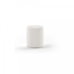 Valge laste pouf, mis on valmistatud bukleekangast MOON - Vipack