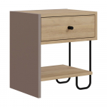 Tammedekooriga &ouml;&ouml;kapp koos riiulitega Saturne - Marckeric