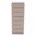 Hall-beež metallist kummut 37x98,5 cm Joey - Spinder Design