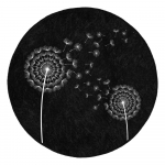 Must pestav &uuml;mmargune vaip, sobitub robottolmuimejaga &oslash; 80 cm Comfort - Mila Home