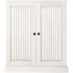 Valge m&auml;nnipuidust kapp 100x34 cm Mille - St&oslash;raa