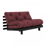 Veinipunane diivanvoodi 140 cm Roots Black Night - Karup Design