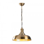 Kuldne rippvalgusti metallist varjuga &oslash; 32 cm Berceste - Opviq lights